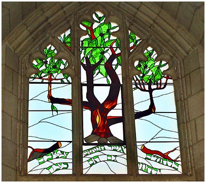 Fenster in der Christ Church, Jerusalem